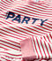Unisex Red Striped Fleece Pyjamas MARSHMALLOW white/TERKUIT red